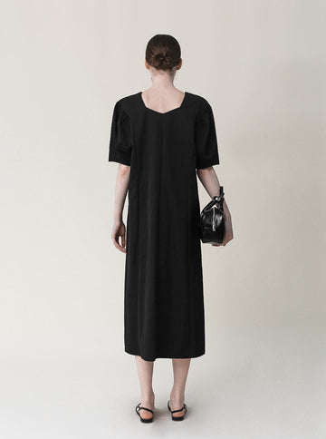 Ana Square Neck Long One Piece